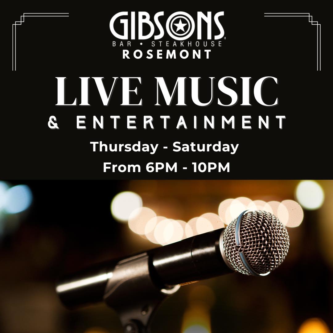 Live Music Thursday-Saturday from 6pm-10pm